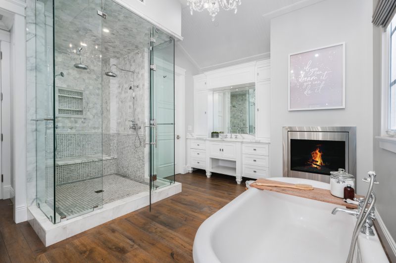 Wide Shower Spaces